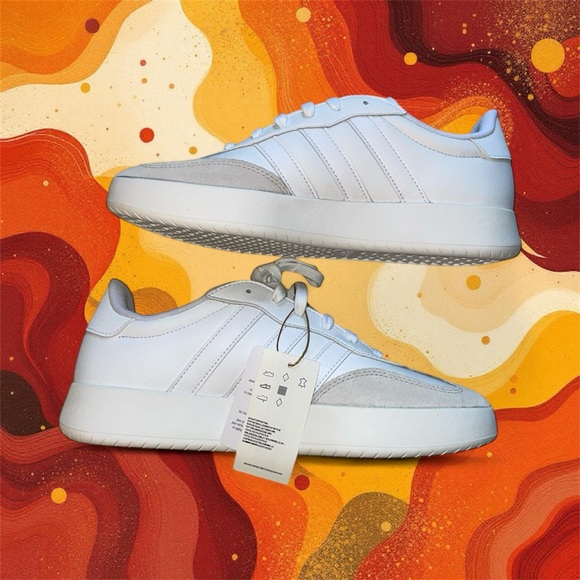 Adidas Barreda Men’s White Sneakers - Picture 9 of 9